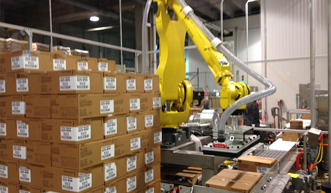 Robot shop palletizer llc